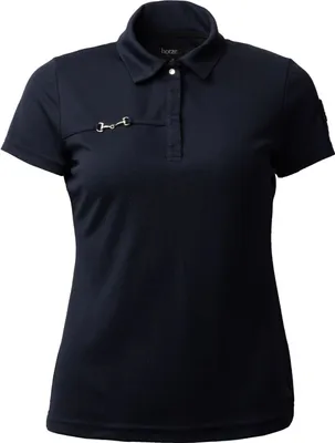 Produktbild von Horze Denise Damen Funktionspoloshirt, Blau, 44