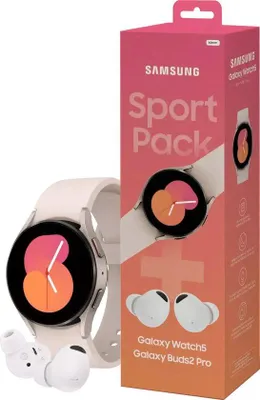 Immagine prodotto di Samsung Galaxy Watch5 Bundle esclusivo - Smartwatch donna e uomo - 40 mm - Oro con Samsung Galaxy Buds2 Pro