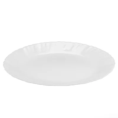 Zdjęcie produktu dla Carbo – Talerz głęboki, średnica 25 cm – Biały talerz głęboki wykonany z hartowanego szkła opalowego