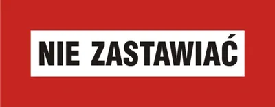Obrázek produktu pro NEMÍŘIT - 140x360 požární bezpečnostní značka - PVC deska