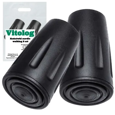 Obrázek produktu pro Gumové Koncovky na Hole pro Nordic Walking Kulaté Nástavce na Hole Pár