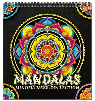 Productafbeelding van Mandala Kleurboek - 32 rustgevende motieven - Anti-stress kleurboek voor volwassenen - Met spiraalbinding