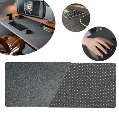 Produktbild von Schreibtischunterlage Filz, Filz Mauspad, Rutschfeste Desk Mat, Schreibtischmatte für Büro und Zuhause