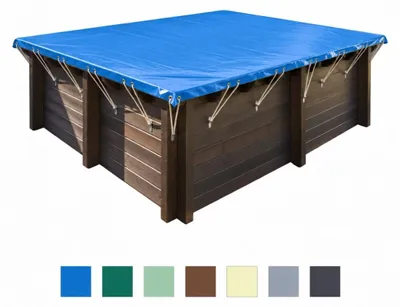 Immagine prodotto di Altana modello PLAN309Z, copertura per piscina, grigia, in PVC, rettangolare, 8660 mm, 4510 mm
