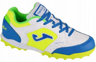 Immagine prodotto di Joma - Scarpe da calcio per bambini "Top Flex" PP6662 (36 EU) (bianco/verde/blu)