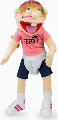 Produktbild von 23.6Inch Jeffy Plüsch Spielzeug Mädchen Feebee Puppet Plüsch Puppe, Geschenk für Kinder, Fans Sammlung