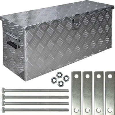Obrázok produktu pre Truckbox Skrinka na ťažné zariadenie Skrinka na ťažné zariadenie D055 vrátane montážnej sady Hliník Trucky