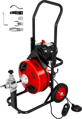 Produktbild von Expondo MSW Trommel Rohrreinigungsmaschine - 390 W - Ø 25 bis 125 mm
