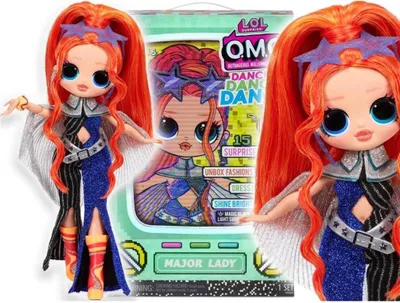 Produktbild von L.O.L. Surprise! OMG Dance Doll- Major Lady, Modepuppe, Weiblich, 5 Jahr(e), Mädchen, 250 mm, Mehrfarbig
