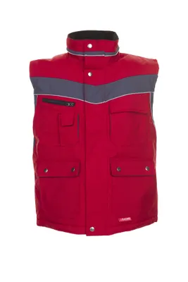 Produktbild von Größe XS Herren Planam Plaline Winter Winterweste rot schiefer Modell 2587