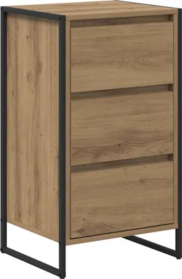Image de Buffet Chêne artisan 42 x 36 x 75.5 cm Bois d'ingénierie