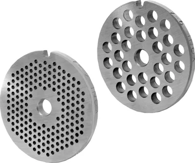 Produktbild von Lochscheibensatz 2 mm + 6 mm Bohrung für alle gängigen Fleischwolf Größen 7