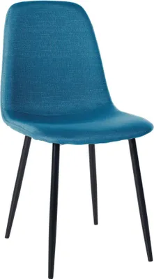 Immagine prodotto di Sedia da pranzo - Sedia da pranzo - Imbottitura e cura confortevoli - Design amichevole | Colore: Blu | Materiale: Polvere