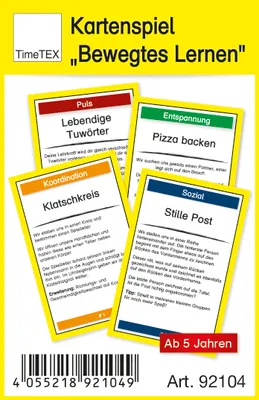Image de Jeu de cartes 'Apprentissage en mouvement' 60 pcs. dans un étui