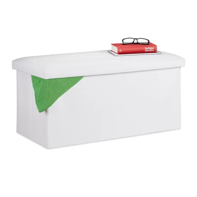 Obrázok produktu pre relaxdays Truhlica 10031586_49 biele drevo 76,5 cm