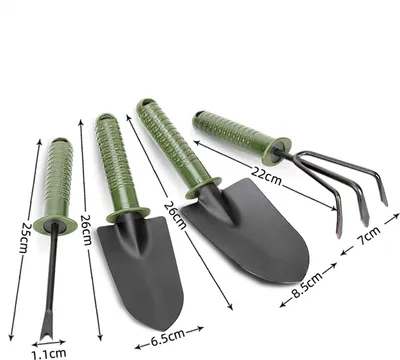 Zdjęcie produktu dla 4szt łopata ogrodowa zestaw domowy ogród wewnętrzny kwiat mini narzędzia bonsai rozmiar cztery sztuki