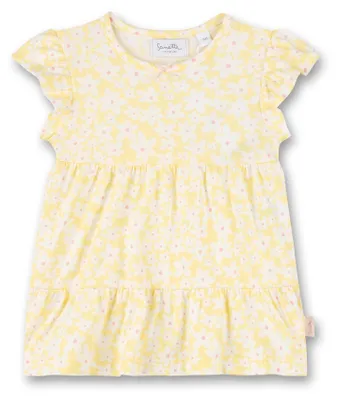 Produktbild von Sanetta Fiftyseven Mädchen-Kleid kurzarm gelb Blumen 68