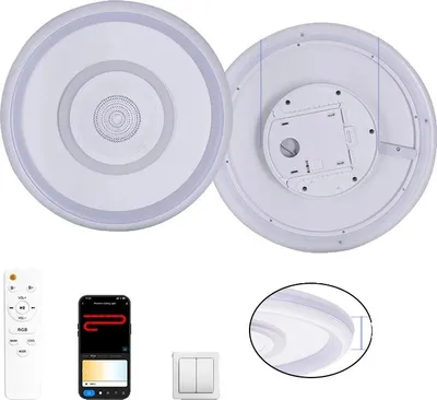 Immagine prodotto di Plafoniere, dimmerabile, controllo intelligente, 48CM (18,9 pollici)
