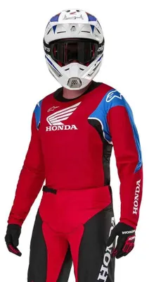 Zdjęcie produktu dla Koszulka Alpinestars Honda Racer Iconic, długi rękaw, czerwona, rozmiar L, męska