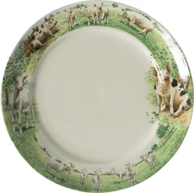 Produktbild von Wiebe's Farm Teller Ziege Schwein Ø21cm 6St