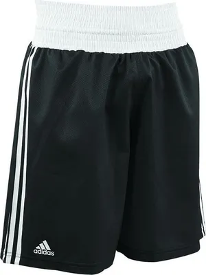 Produktbild von adidas Amateur Boxen leichte Short Schwarz/Weiß-M