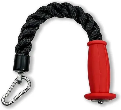 Obrázek produktu pro Lano na posilování tricepsů – ergonomický design – protiskluzové rukojeti – pohodlné cvičení