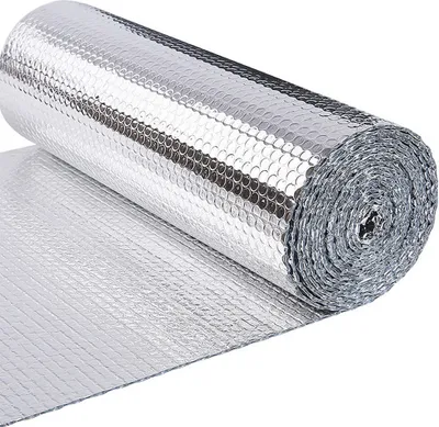 Immagine prodotto di VOUNOT® Pellicola isolante, 20 m × 60 cm, doppia pellicola di alluminio a bolle d'aria, pellicola riflettente per radiatori