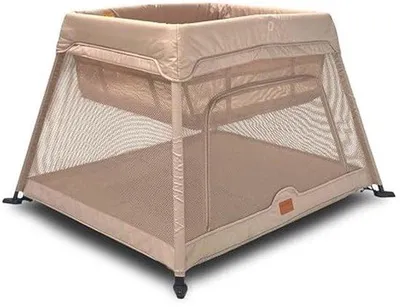 Productafbeelding van Lichte Opvouwbare Reiswieg voor Baby's met Matras en Speelpen