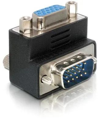 Obrázok produktu pre Delock Adaptér VGA samec/samica 90°uhlový