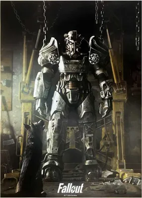 Productafbeelding van Fallout 4 Kunstafdruk Power Armor, 30 x 40 cm - ongeramd