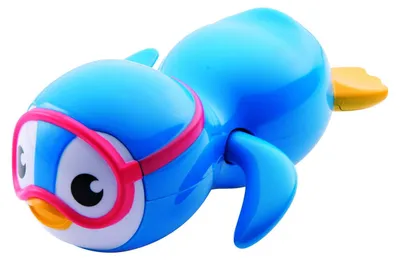 Produktbild von Munchkin Swimming Penguin, Badetier, Junge/Mädchen, 0,9 Jahr(e), Blau, Gelb
