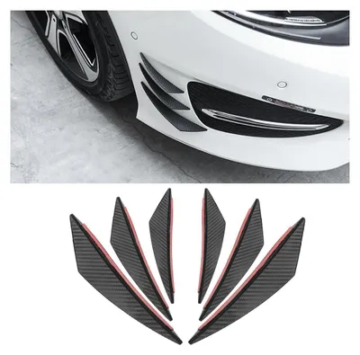 Productafbeelding van 6 Voorbumper Canards voor Suzuki Swift Sport (Bj.2010-2017) - Carbon
