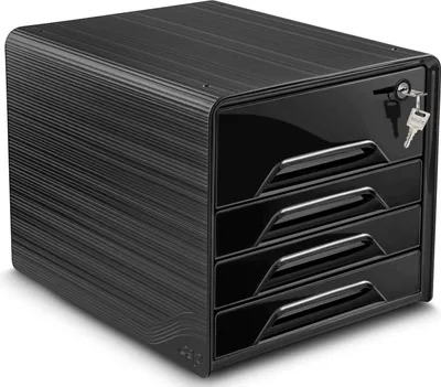 Immagine prodotto di cep 1073110011 Cassettiera CEP Smoove SECURE, 4 cassetti, nero