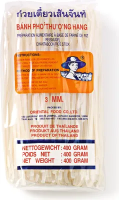 Produktbild von Farmer Brand Reisnudeln 3 mm breit 400 g