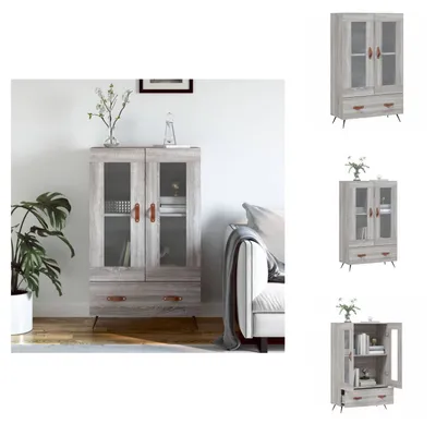 Produktbild von vidaXL Highboard Grau Sonoma 69,5x31x115 cm Holzwerkstoff -  Sideboards