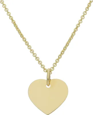 Produktbild von JuwelmaLux Anhänger 333/000 (8 Karat) Gold Gravurplatte Herz JL14-02-0152