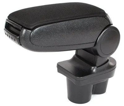 Für Opel Corsa E ab 2014- Mittelarmlehne Armlehne KLAPPBAR Textil Schwarz in der Farbe Schwarz von GOLDCAR