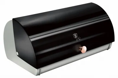 Immagine prodotto di Berlinger Haus contenitore per il pane in acciaio Black Rose 58675