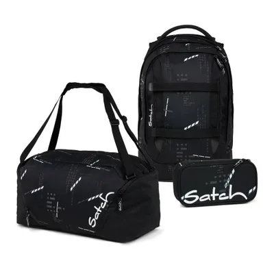 Produktbild von Satch Pack Ninja Matrix Schulrucksack Set 3tlg.
