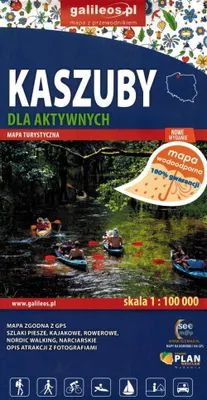 Produktbild von Kaschubien für Aktivurlauber 1:100.000. Wasserfeste Touristenkarte. Galileos