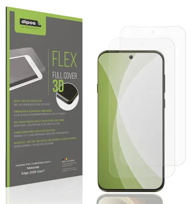 Immagine prodotto di 2x Pellicola protettiva opaca per Motorola Edge 2026 Gen7 Protezione Antiurto Anti-Shock