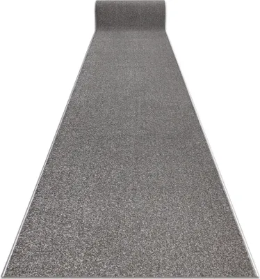Produktbild von Läufer KARMEL Glatt, einfarbig grau 60 cm Grau 60x200 cm