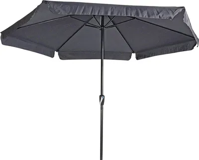 Produktbild von Lesli Living Sonnenschirm "Gemini Grey" Grau ø 300 cm