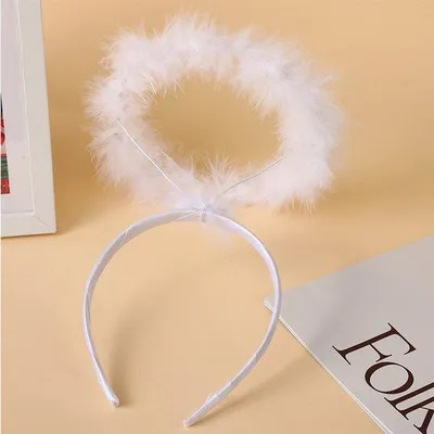 Immagine prodotto di Costume di Halloween con piume d'angelo, cintura con piume, costume per Natale e Carnevale, accessori per il Carnevale