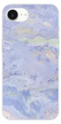 Image de 1001Coques - Coque silicone compatible avec Apple iPhone 16e iPhone 17e - Motif marbre bleu - Design original imprimé en France
