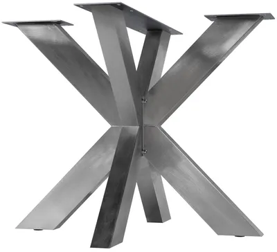 Produktbild von CLP Tischbeine Duncan in Sternform aus Edelstahl edelstahl Größe 85x85x71 cm Größe 85x85x71 cm