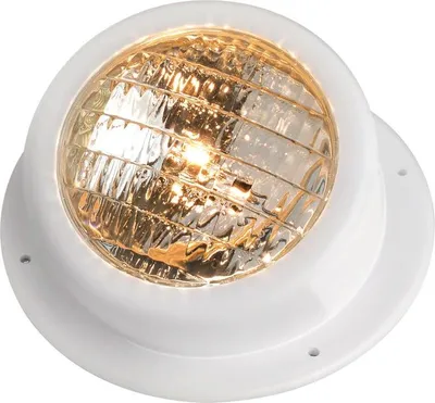 Produktbild von LED-Unterplattformlampe 12V 35W, weißes ABS-Gehäuse Osculati 13.256.12