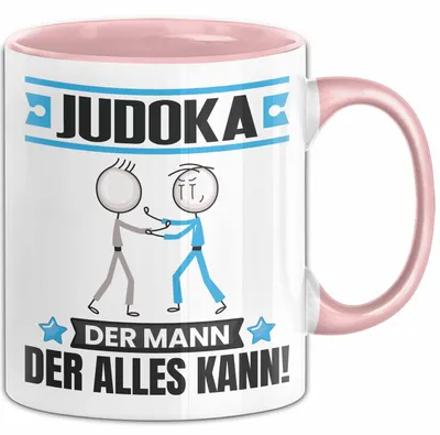 Produktbild von Judoka Tasse Geschenk für Judoka Der Mann Der Alles Kann Geschenkidee zum Geburtstag (Rosa)