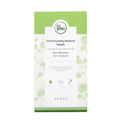 Produktbild von for you immunsystem-test - Bluttest für zuhause