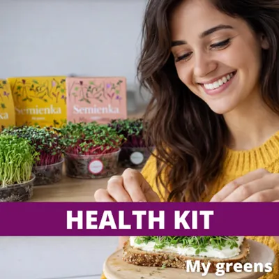 Zdjęcie produktu dla HEALTH Microgreens Kit – My Greens